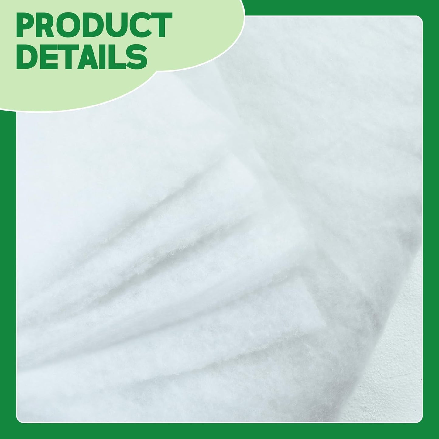 HOMBYS 200 GSM Upholstery Batting Medium Thick, Quilt Batting by The Roll, Dacron Upholstery for Keeping Your Cushion Fluffy