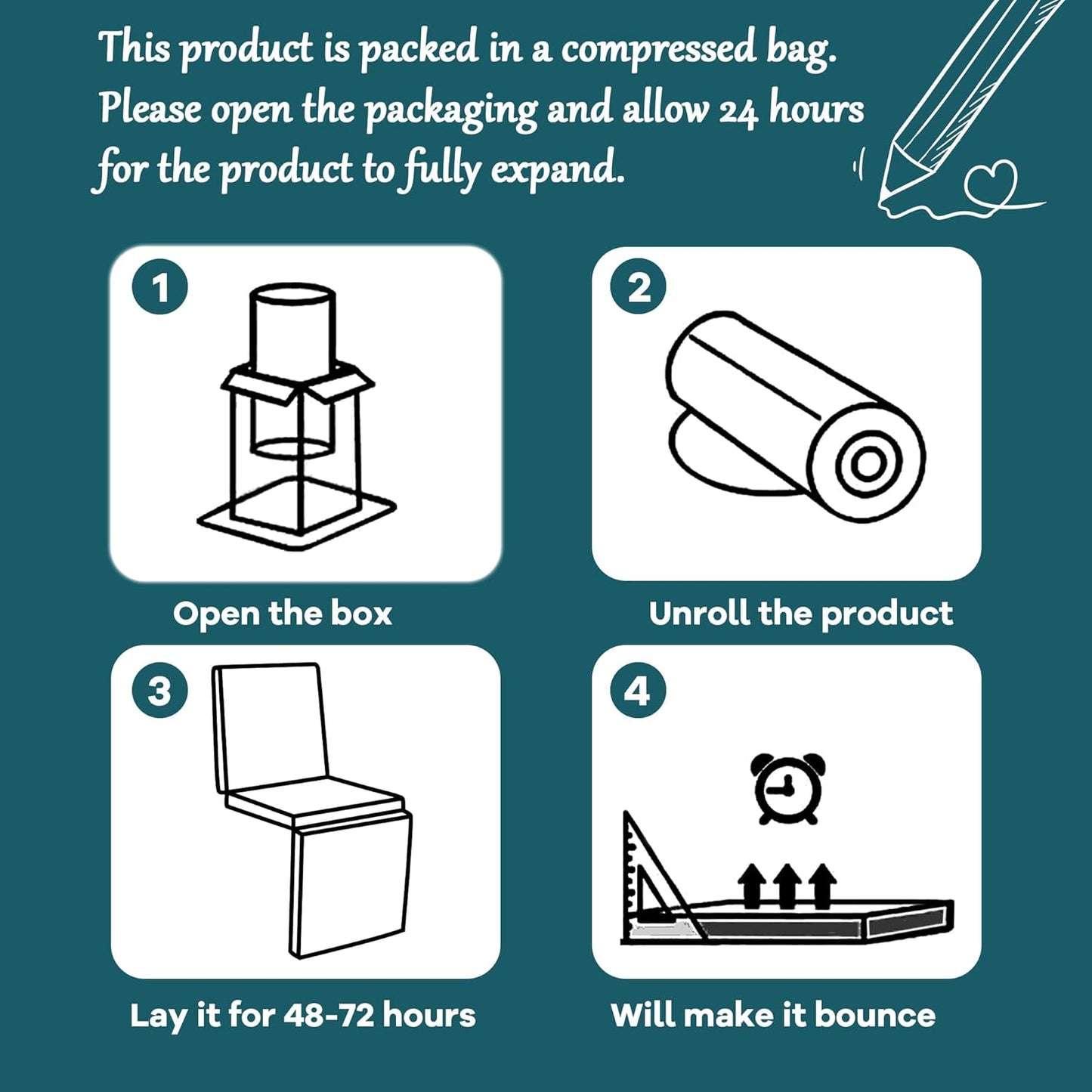 HOMBYS 3-in-1 Recliner Seat Cushion with Lumbar Support Pillow & Footrest, Multi-Functional Adjustable Height 2" to 6" for You to Choose, Non-Slip Foam Chair Cushion for Elderly