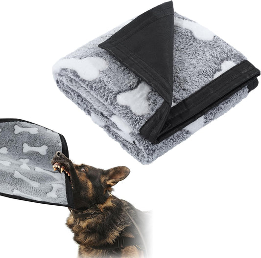 HOMBYS Chew Proof Dog Blanket Indestructible Dog Blanket for Dogs, Tear Proof and Leak Proof, Soft Flannel Fleece Pet Blanket for Sofa, Bed & Furniture Protection