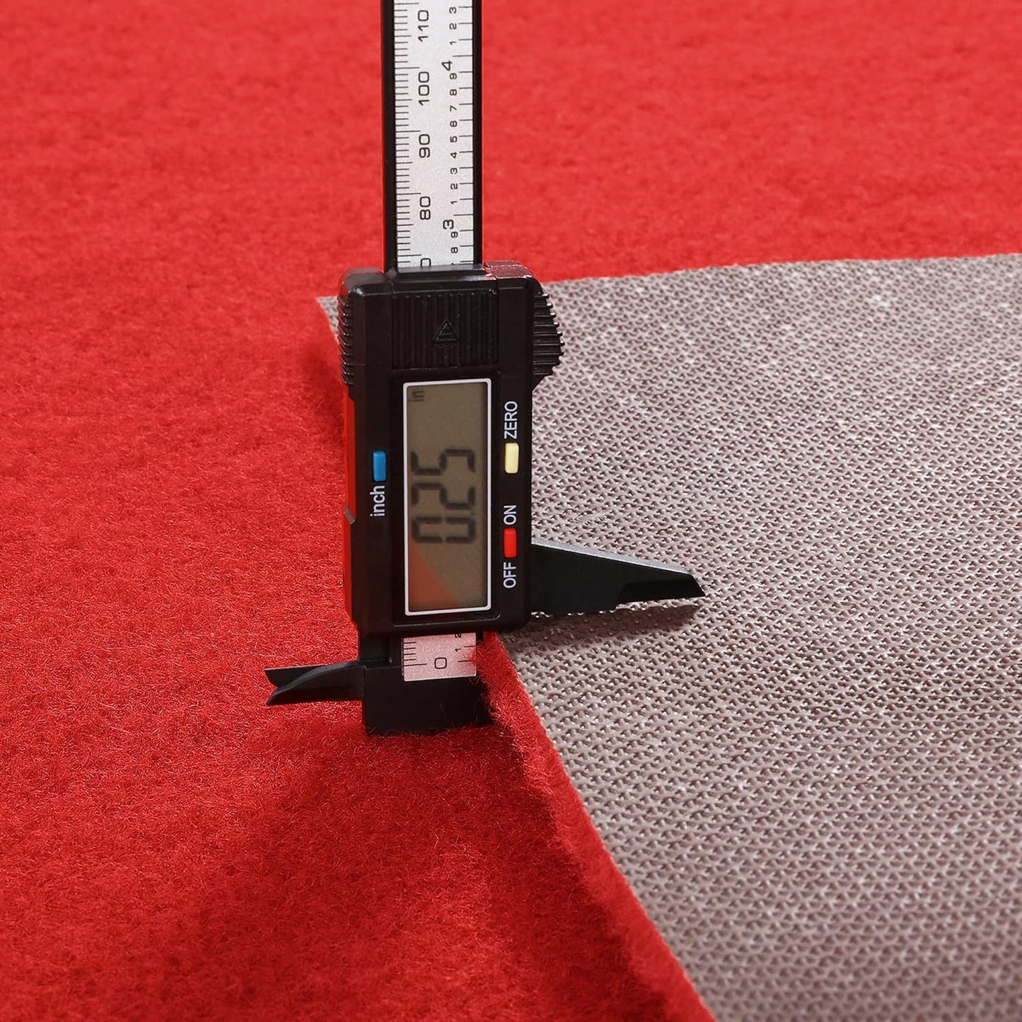 HOMBYS Extra Thick Red Carpet Runner for Events, Not Slip Red Aisle Runway Rug for Party Wedding & Special Events Decorations (Red, 3x10 ft)