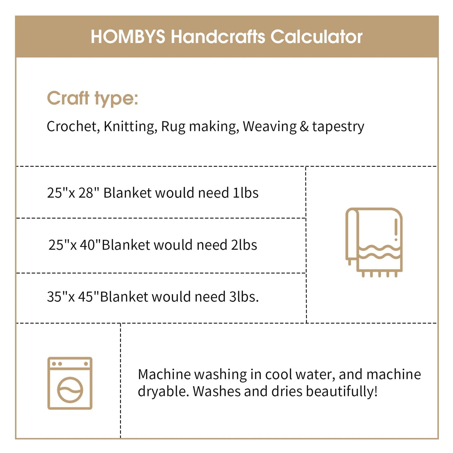 HOMBYS 4 White+4 Khaki Chunky Chenille Yarn, 8 Skeins, 27 yd / 8 oz Each