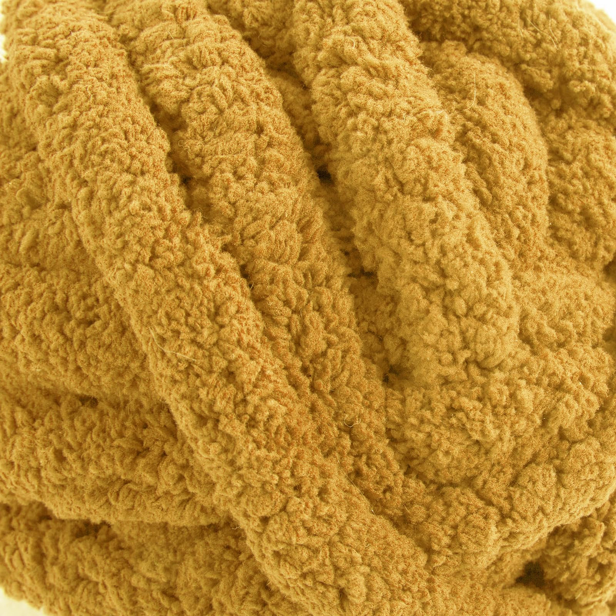 HOMBYS Mustard Yellow Chunky Chenille Yarn, 8 Skeins, 27 yd / 8 oz Each