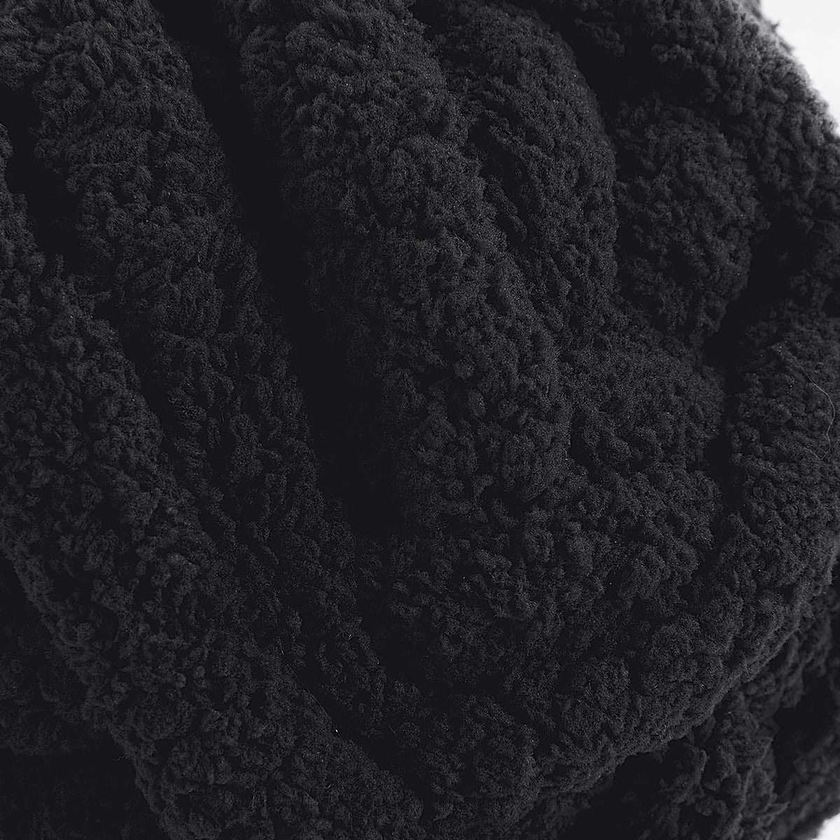 HOMBYS black Chunky Chenille Yarn, 8 Skeins, 27 yd / 8 oz Each