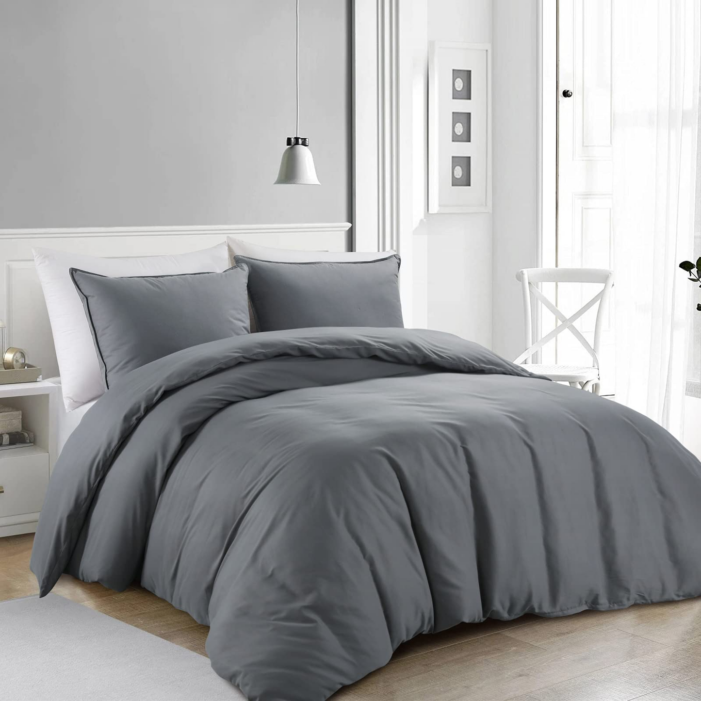 HOMBYS Oversized King Down Alternative Fluffy Comforter