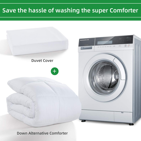 HOMBYS Oversized King Down Alternative Fluffy Comforter