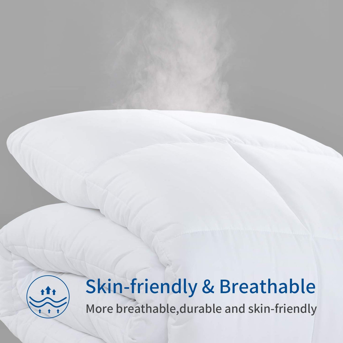 HOMBYS Oversized King Down Alternative Fluffy Comforter