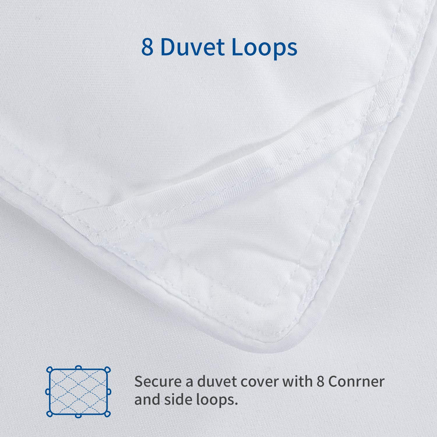 HOMBYS Oversized King Down Alternative Fluffy Comforter