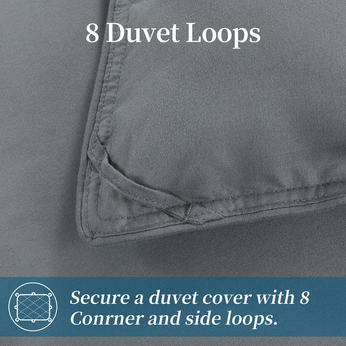 HOMBYS Oversized King Down Alternative Fluffy Comforter