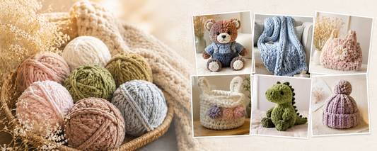 Made with HOMBYS: Itty-Bitty Chunky Yarn Bunny Snugglers