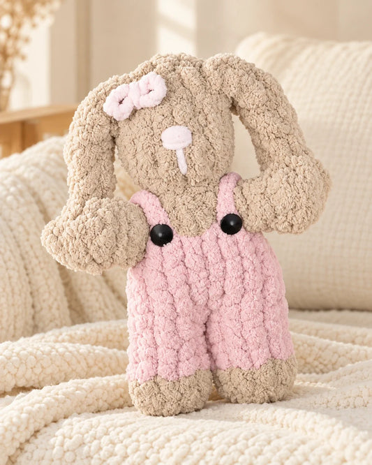 Made with HOMBYS: Itty-Bitty Chunky Yarn Bunny Snugglers
