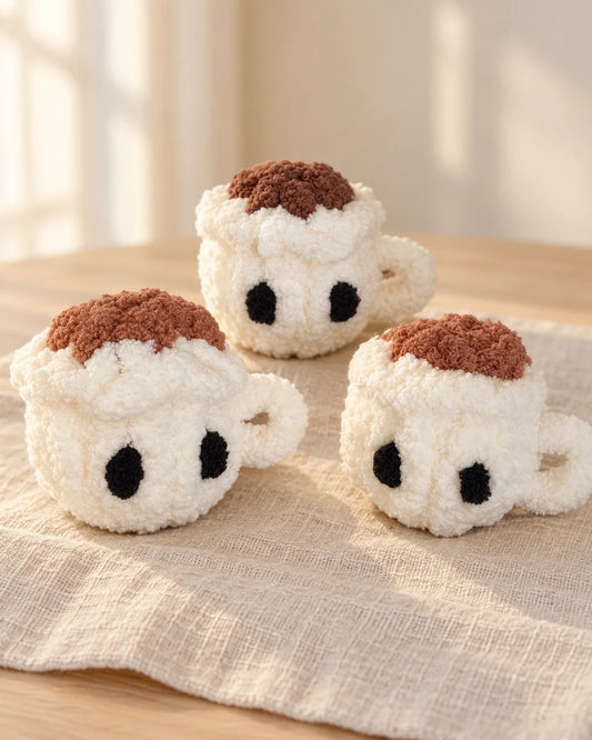 Mini Coffee Cup Friends by snuggle.me.knits