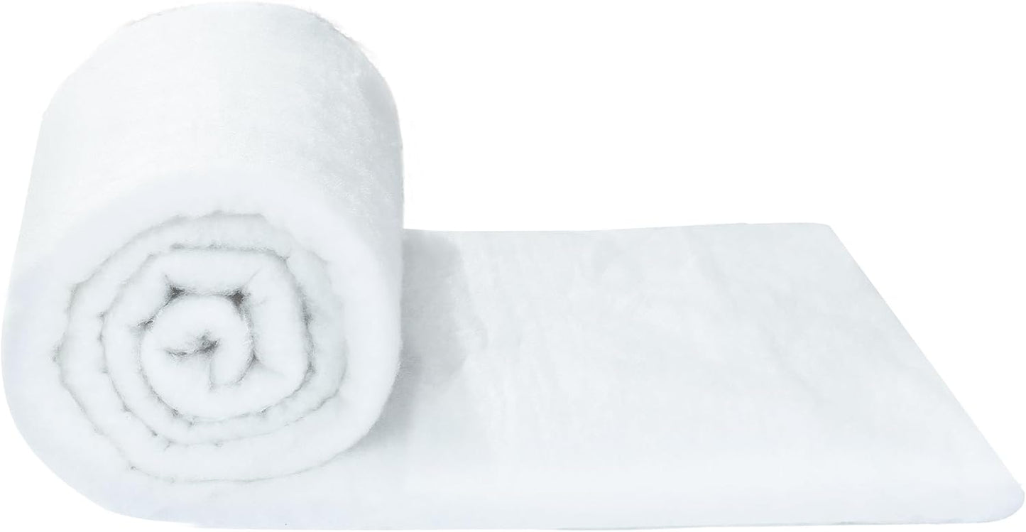 HOMBYS 200 GSM Upholstery Batting Medium Thick, Quilt Batting by The Roll, Dacron Upholstery for Keeping Your Cushion Fluffy