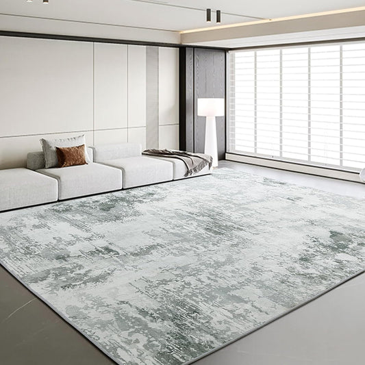 HOMBYS Modern Area Rug for Living Room Bedroom, Large Abstract Floor Carpet with Non-Slip Backing for Indoor Office Dining Room, Boho Farmhouse Home Deco, Machine Washable