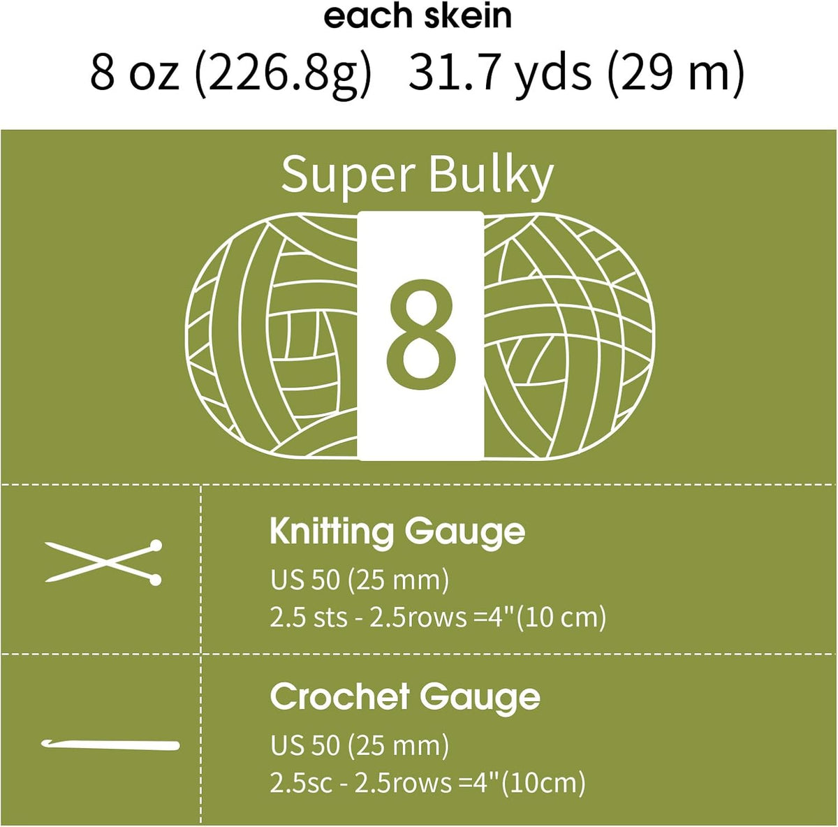 Hombys Olive Green chunky chenille yarn image 8