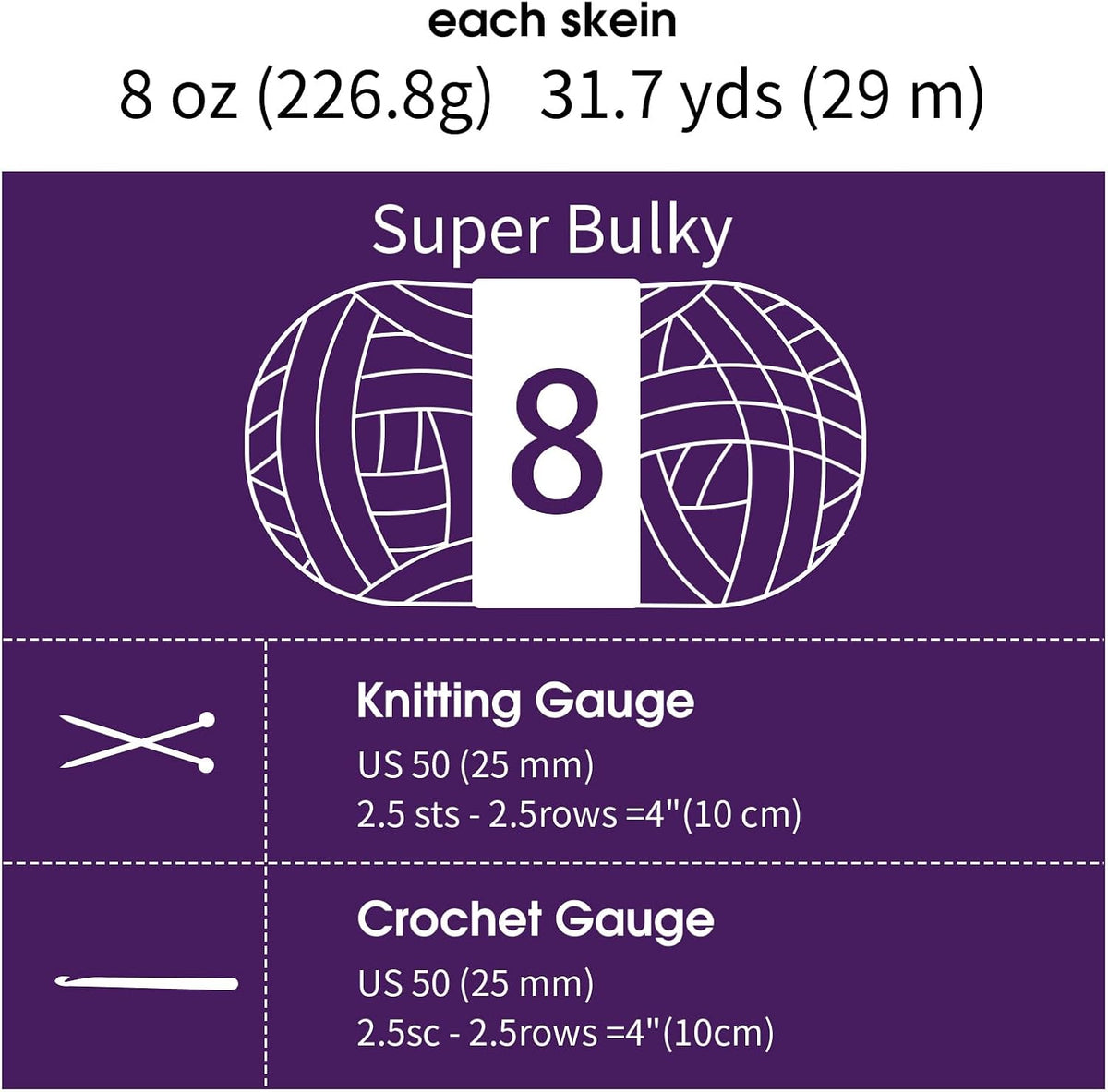 Hombys Dark Purple chunky chenille yarn image 8