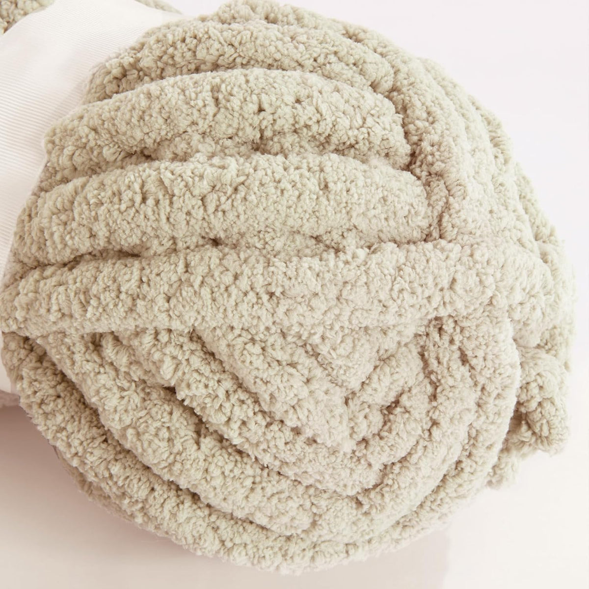 Hombys Khaki chunky chenille yarn image 6