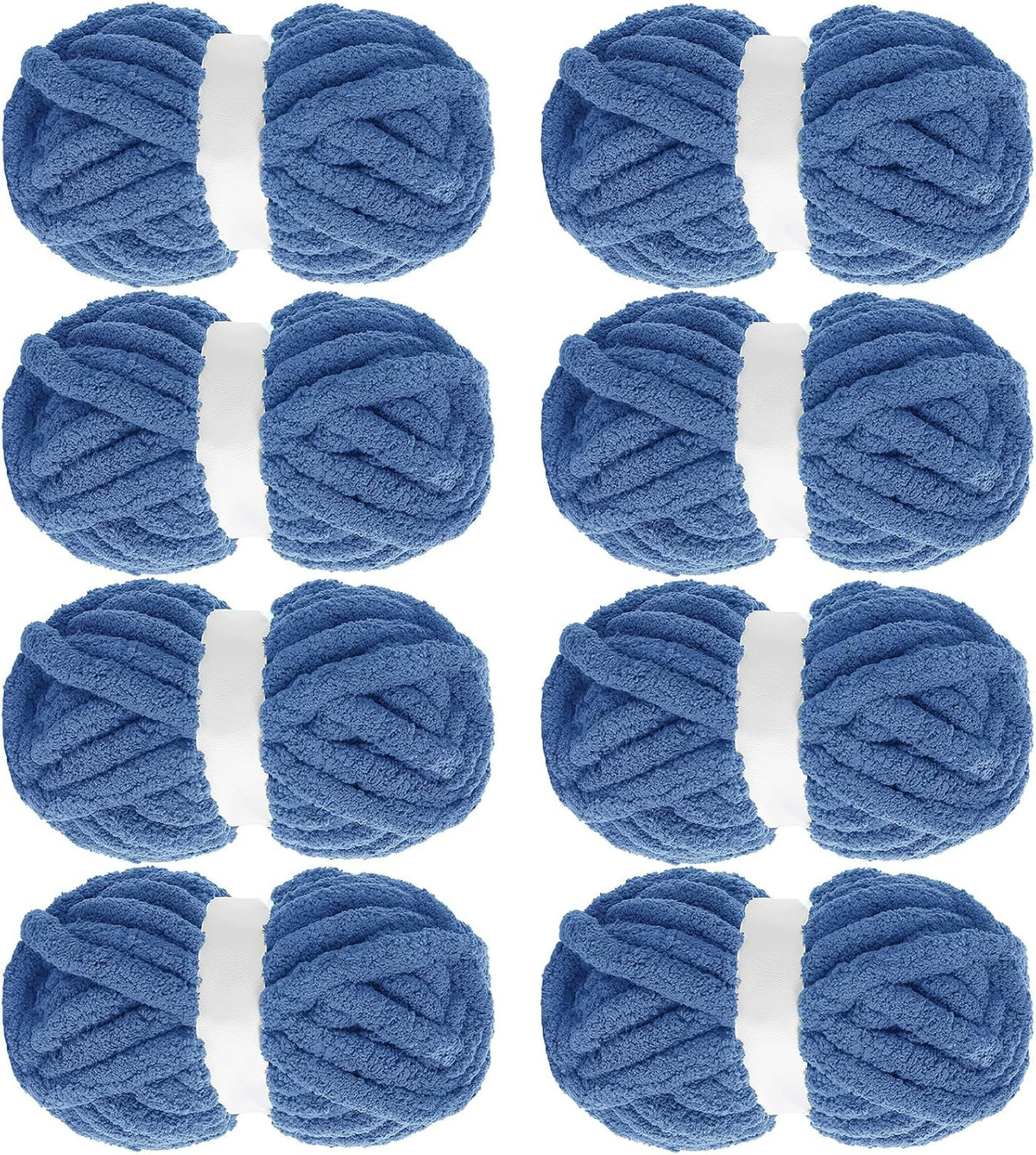 Hombys Country Blue chunky chenille yarn image 1