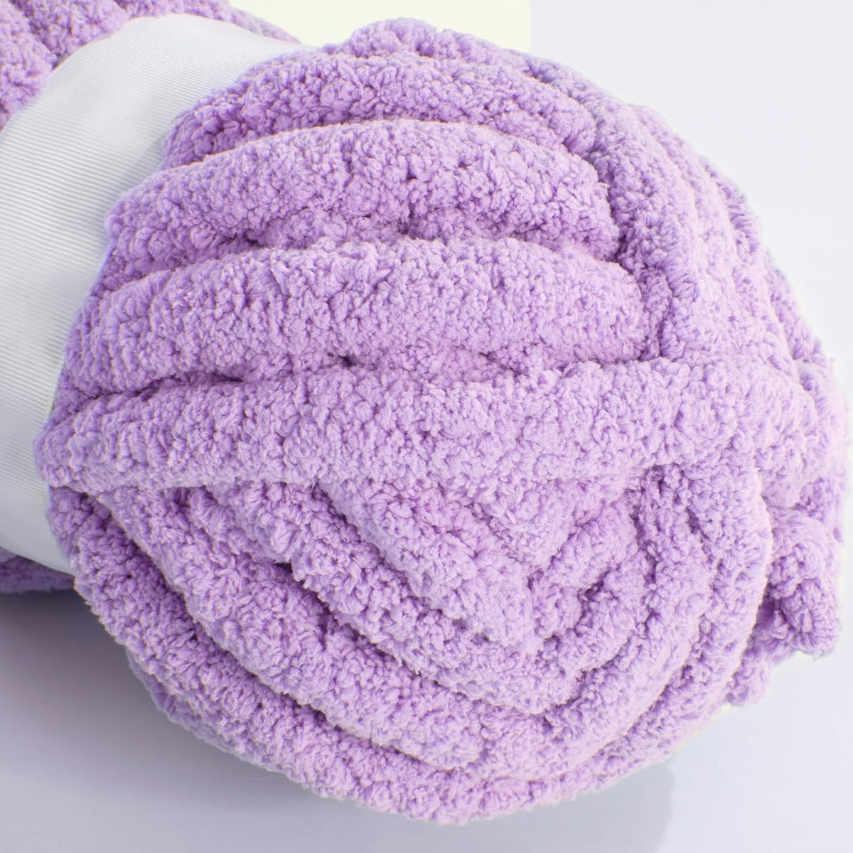 Hombys Purple chunky chenille yarn image 6