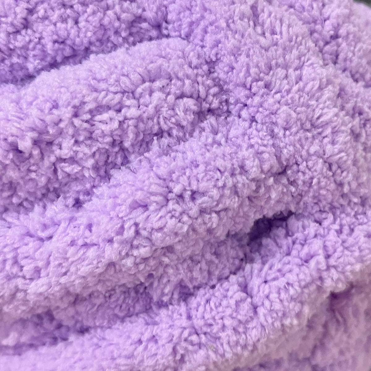 Hombys Purple chunky chenille yarn image 7
