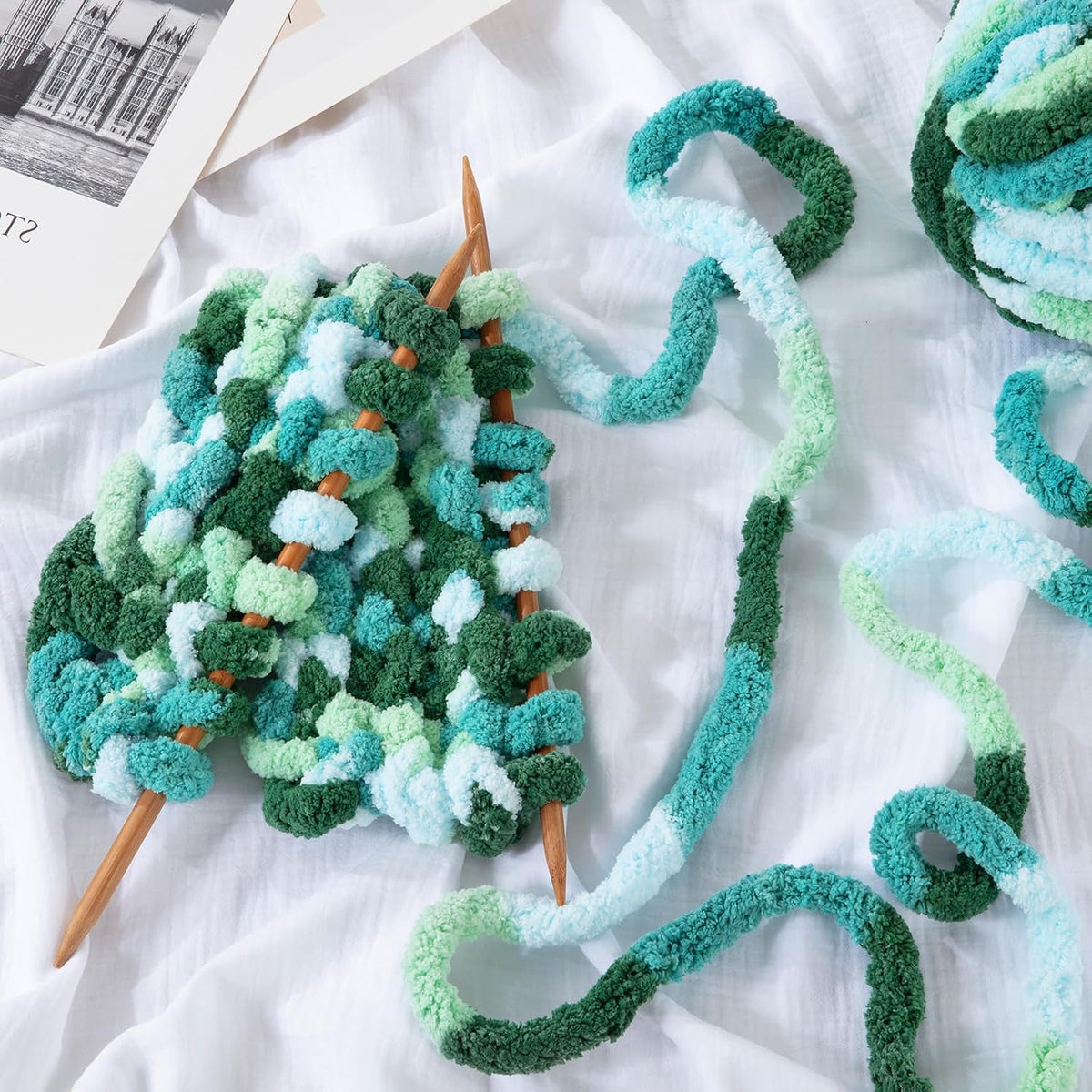 Hombys B0CJY81MX9 chunky chenille yarn - image 4