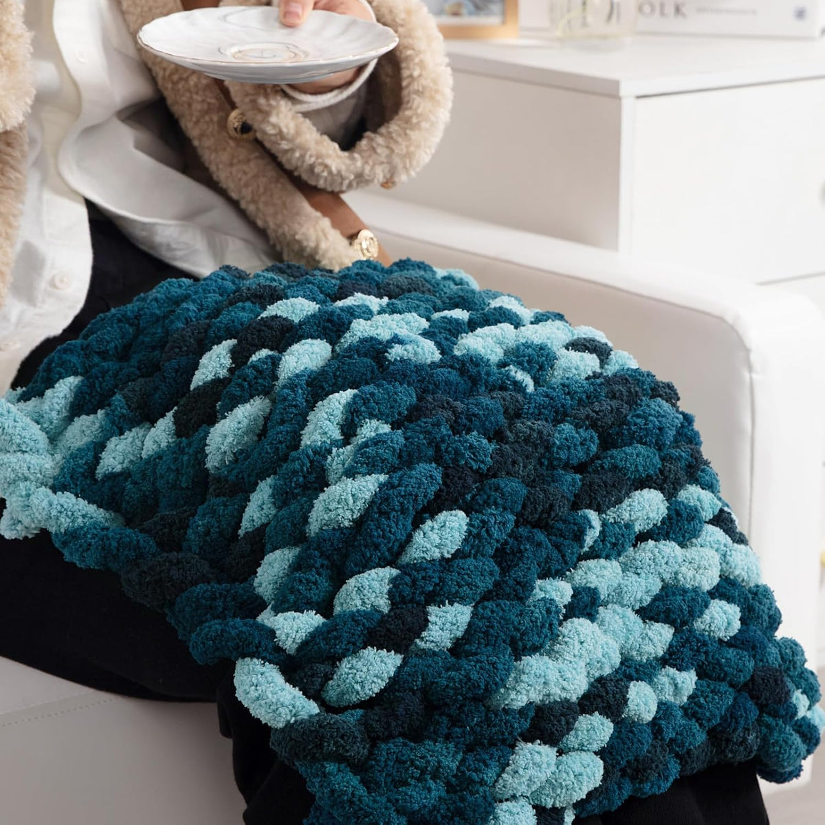 Hombys B0CJY9DP7B chunky chenille yarn - image 3