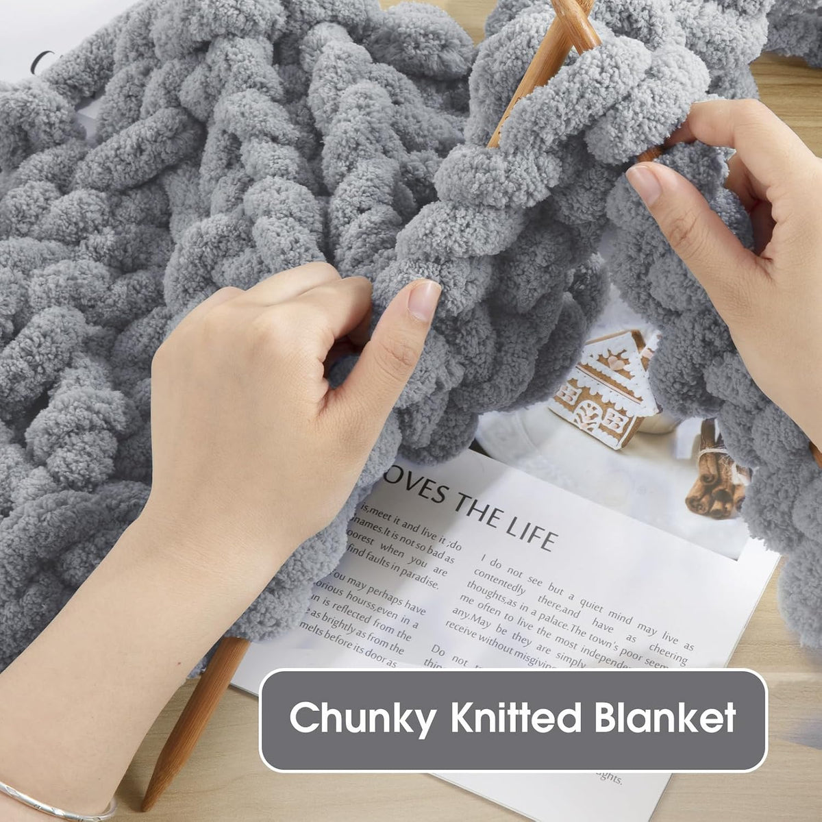 Hombys B0CLGR29FV chunky chenille yarn - image 5