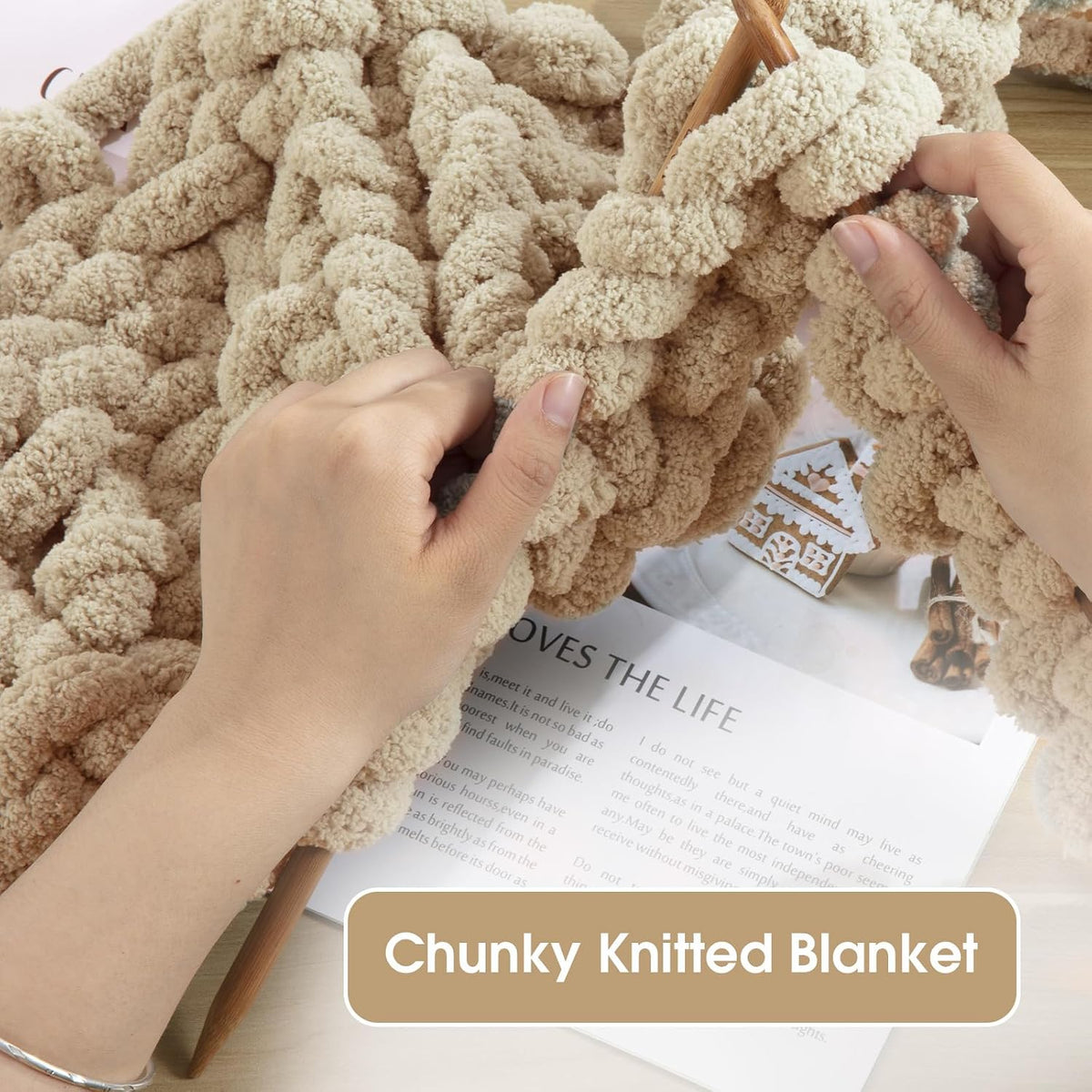 Hombys B0CLGRMM8K chunky chenille yarn - image 5