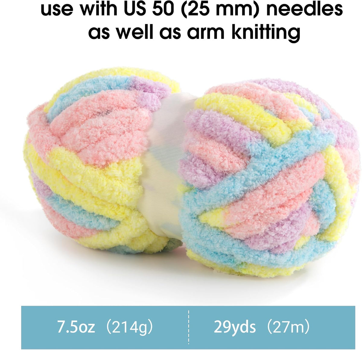 Hombys B0CP9JCBCT chunky chenille yarn - image 2