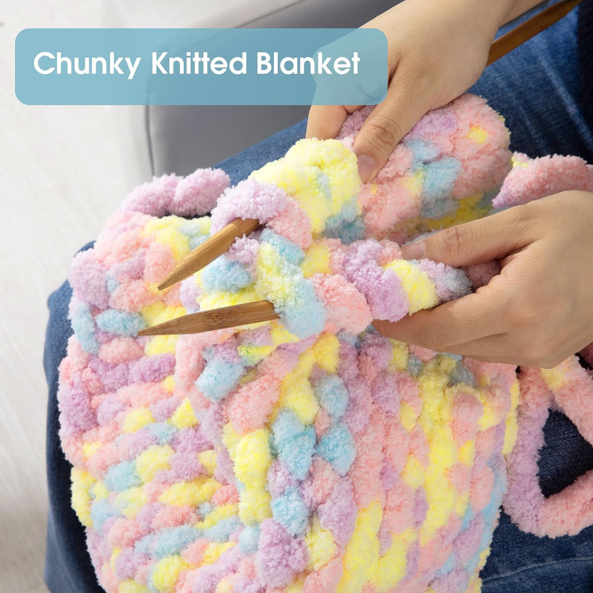 Hombys B0CP9JCBCT chunky chenille yarn - image 4