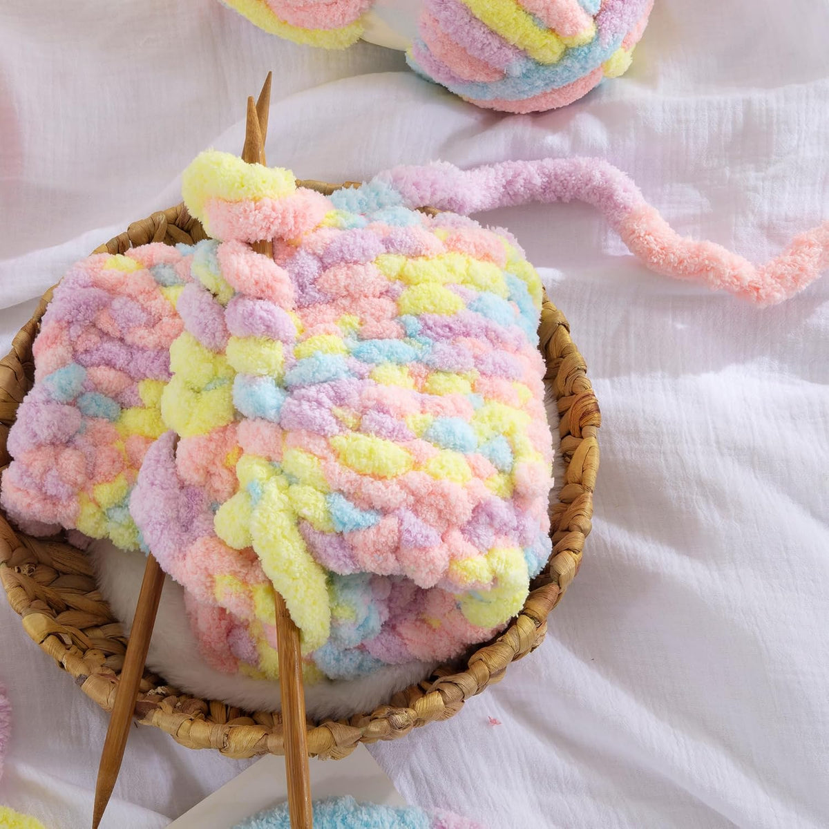 Hombys B0CP9JCBCT chunky chenille yarn - image 5