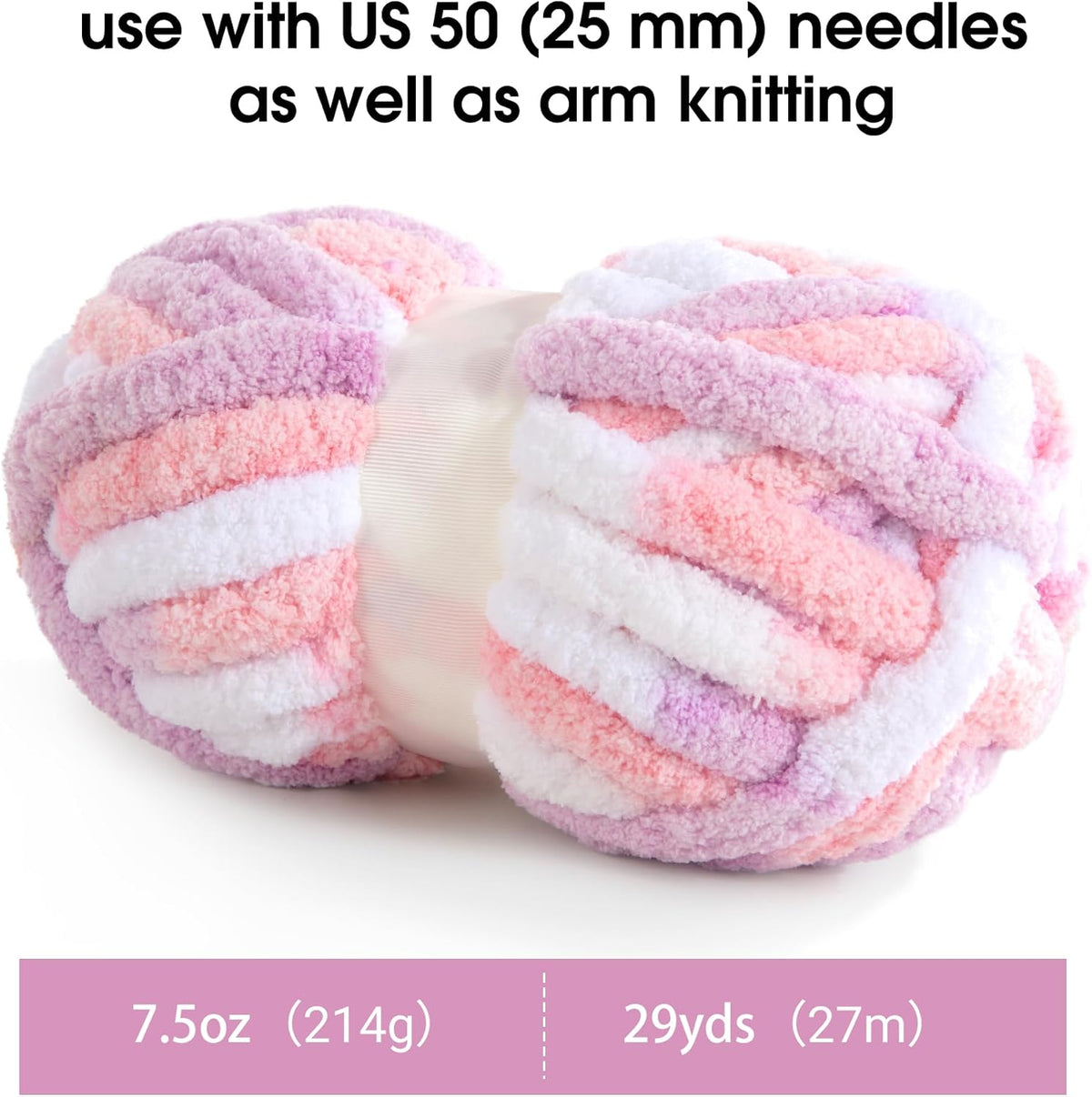 Hombys B0CP9JR7D5 chunky chenille yarn - image 2