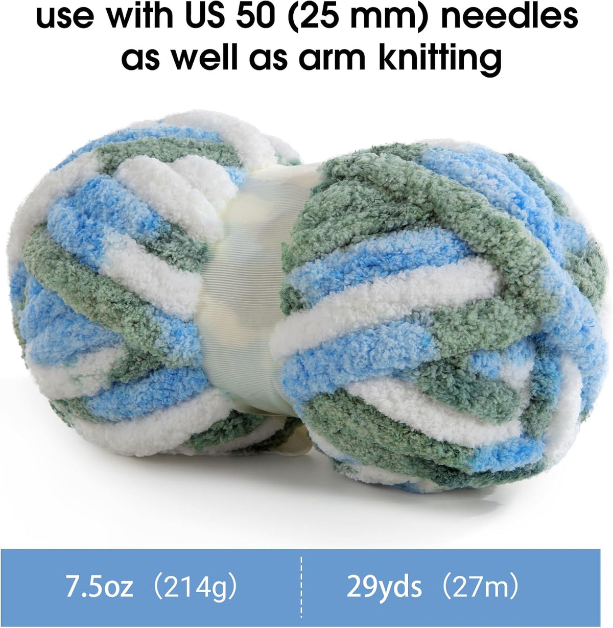 Hombys B0CP9JTX4J chunky chenille yarn - image 2
