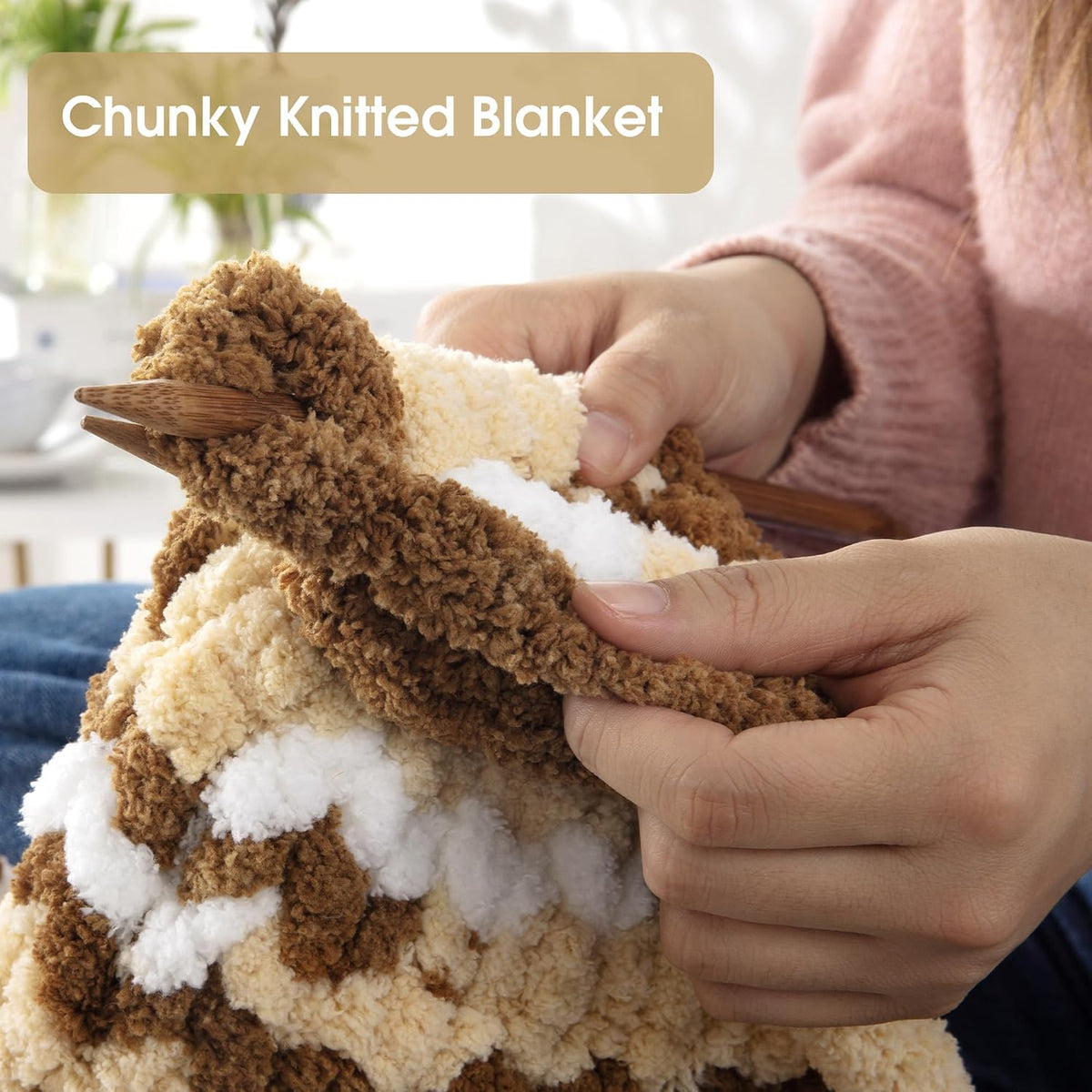 Hombys B0CP9K7CTH chunky chenille yarn - image 3