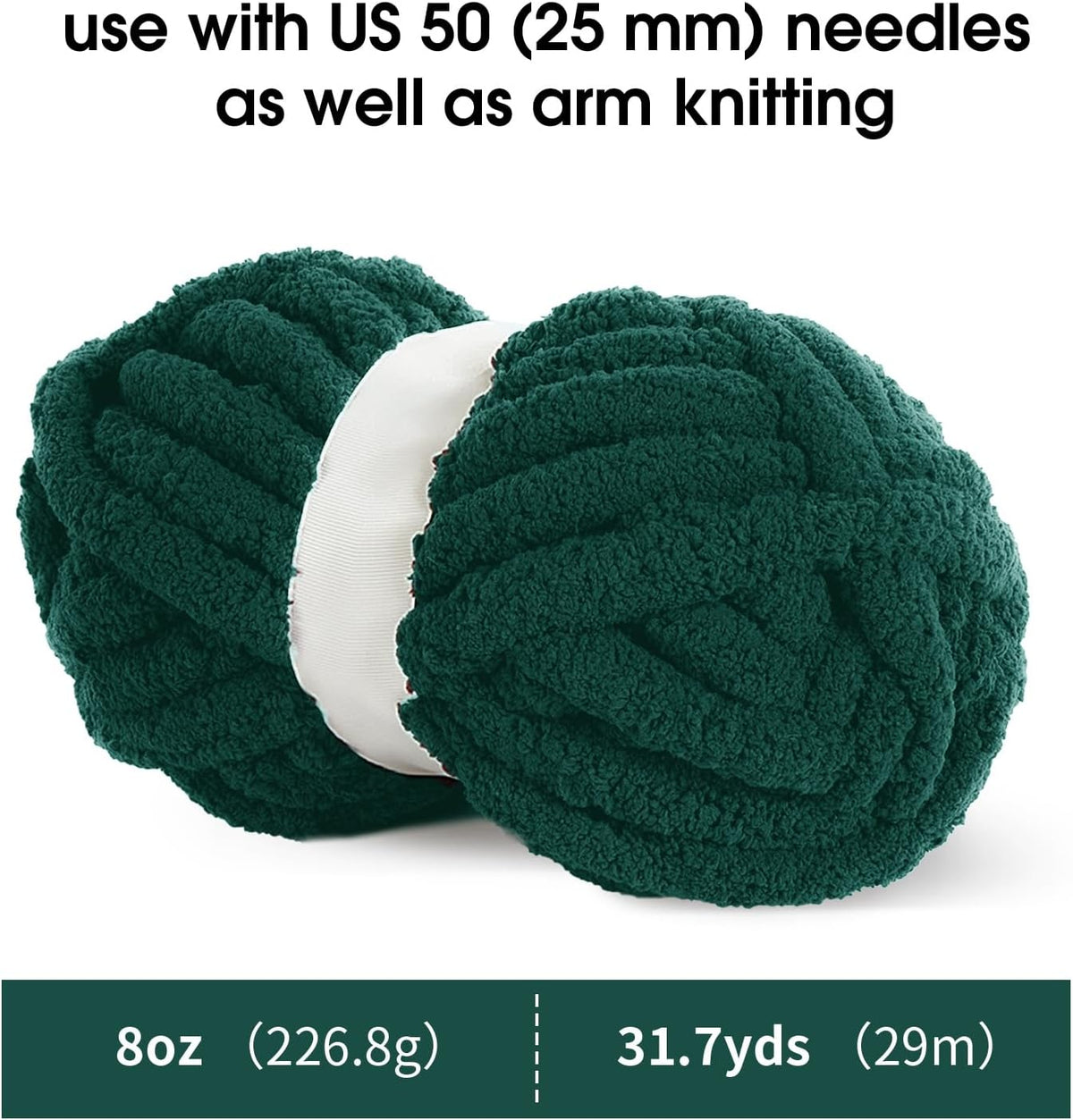 Hombys B0CPLR9GDM chunky chenille yarn - image 2
