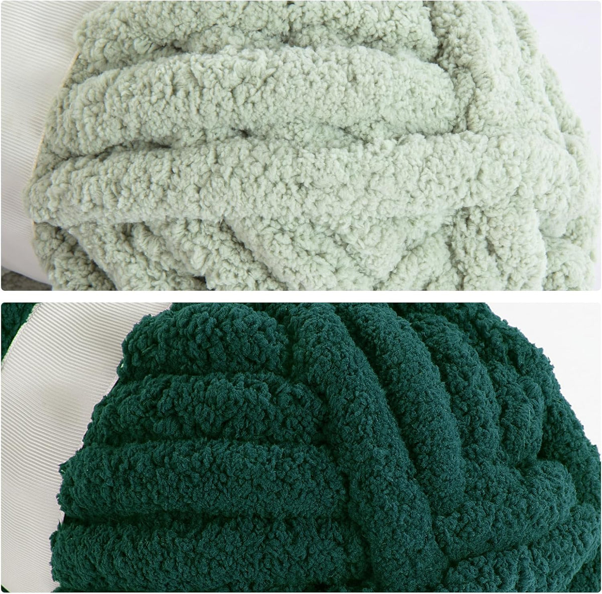Hombys B0CPLR9GDM chunky chenille yarn - image 6
