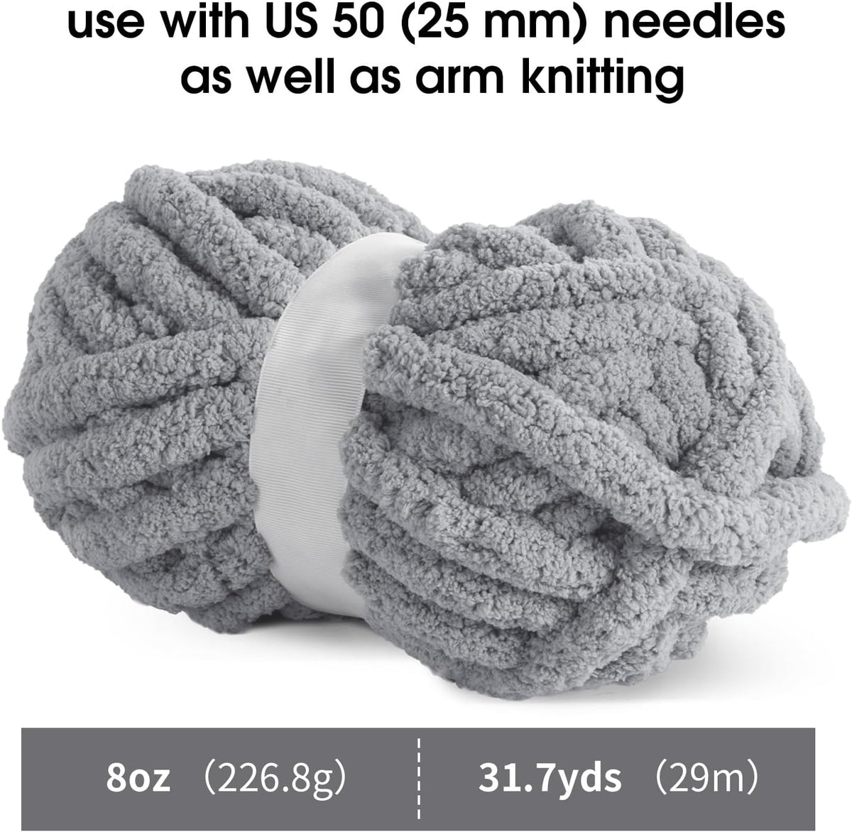Hombys B0CPLT8JRK chunky chenille yarn - image 2