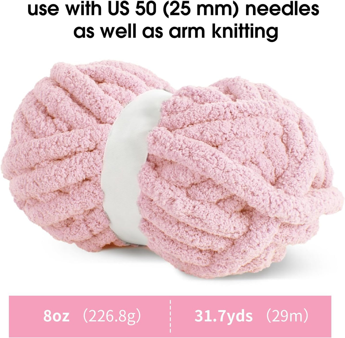 Hombys B0CPLT8RXG chunky chenille yarn - image 2