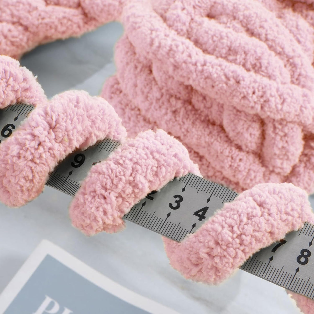 Hombys B0CPLT8RXG chunky chenille yarn - image 3
