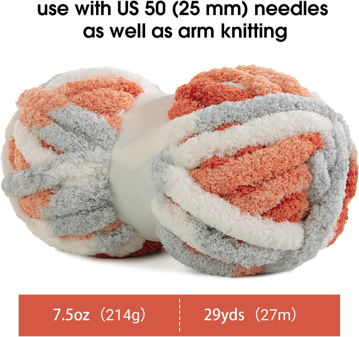 Hombys B0CPLVYB5Y chunky chenille yarn - image 2