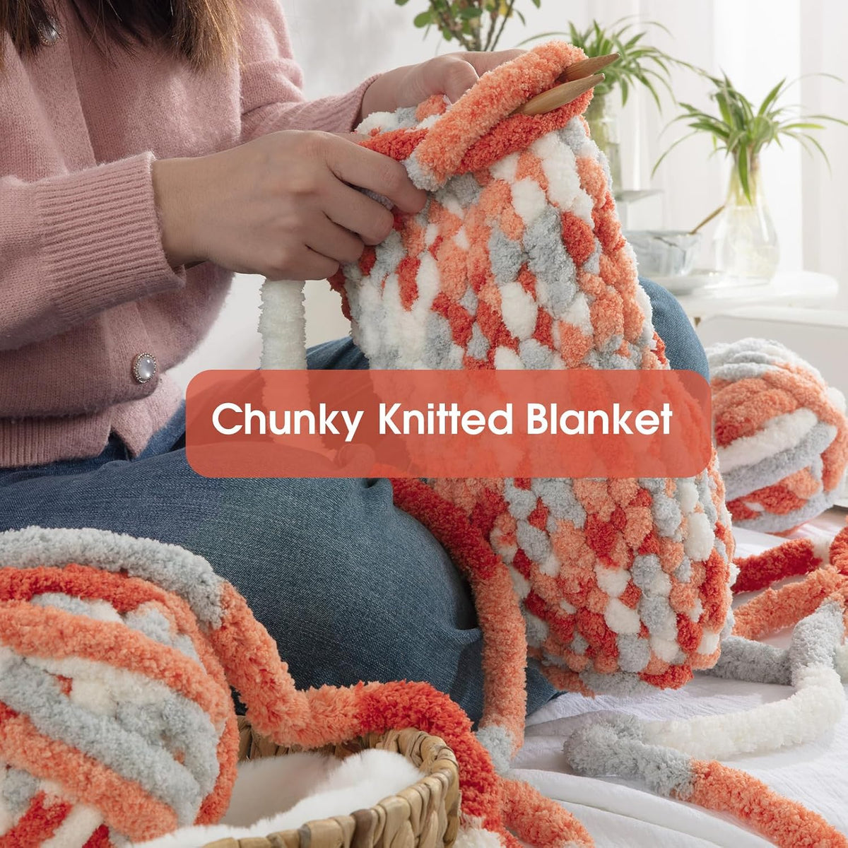 Hombys B0CPLVYB5Y chunky chenille yarn - image 5
