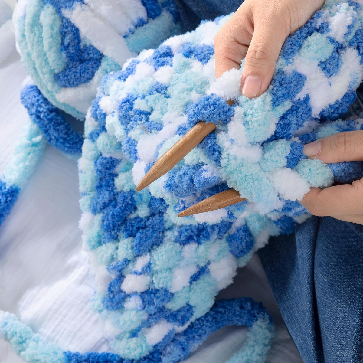 Hombys B0CPLW8LB2 chunky chenille yarn - image 5