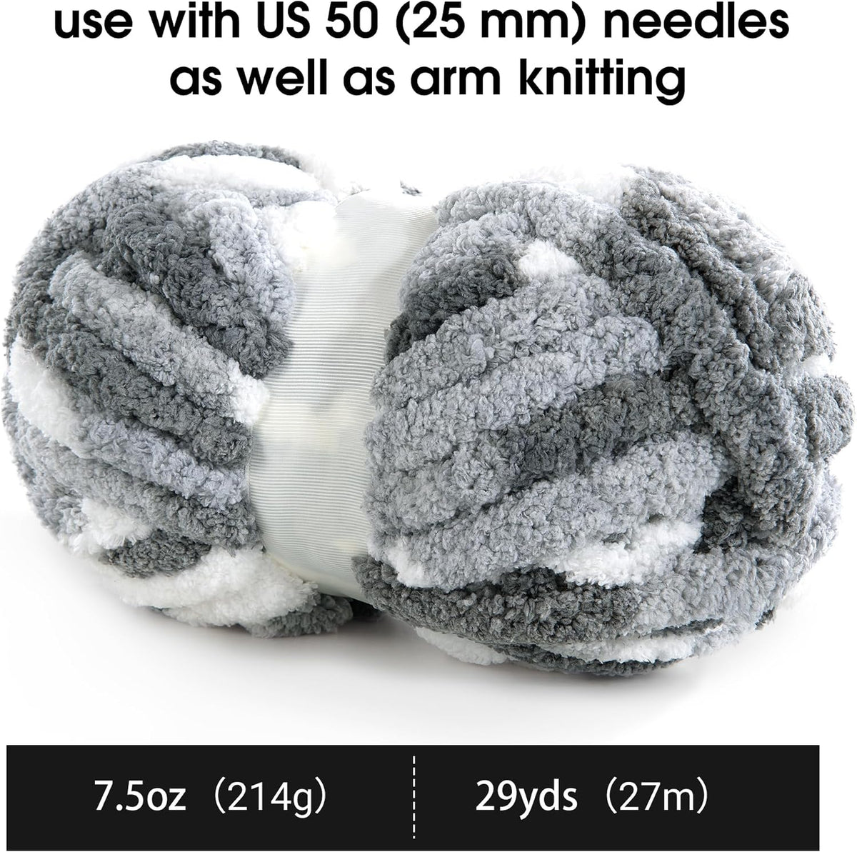 Hombys B0CPLW8R9D chunky chenille yarn - image 2