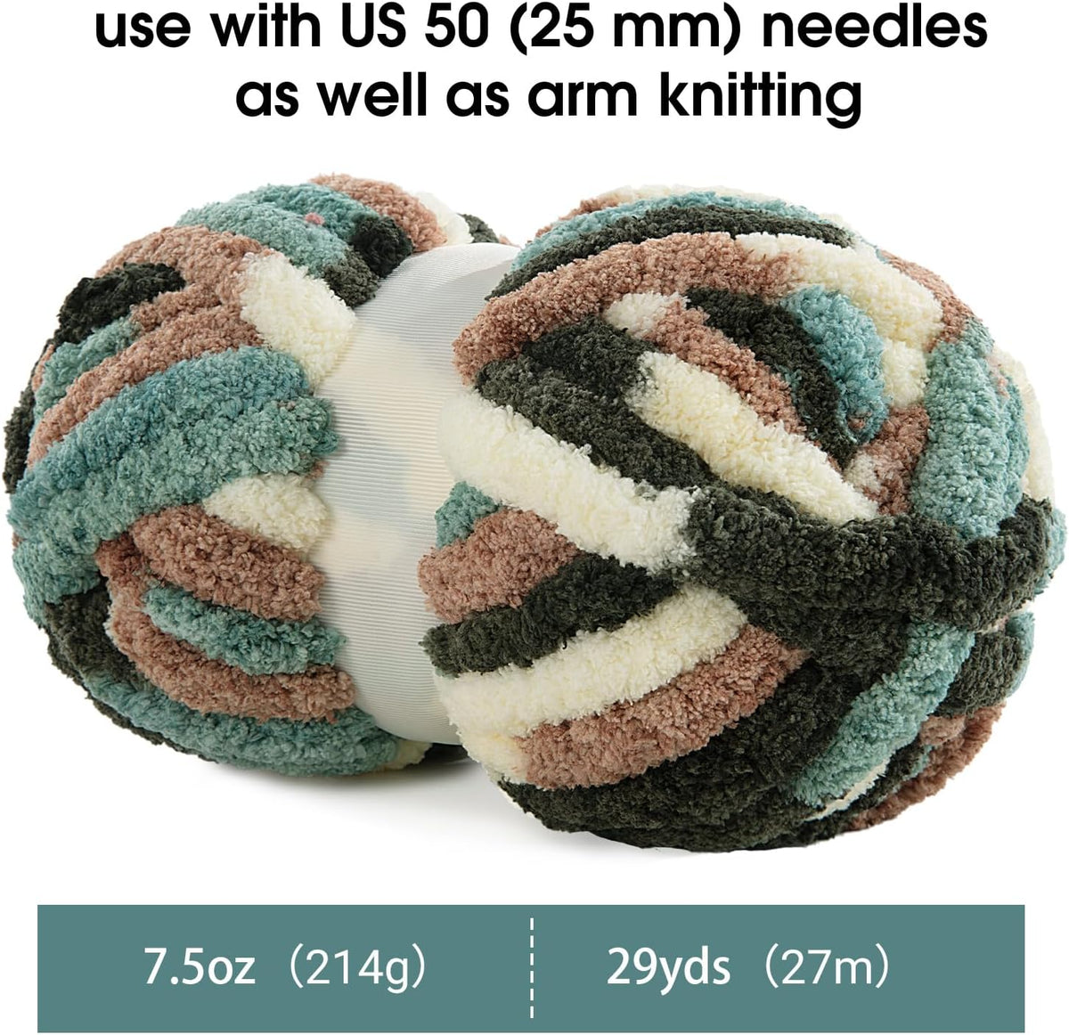 Hombys B0CPLWQC5W chunky chenille yarn - image 2