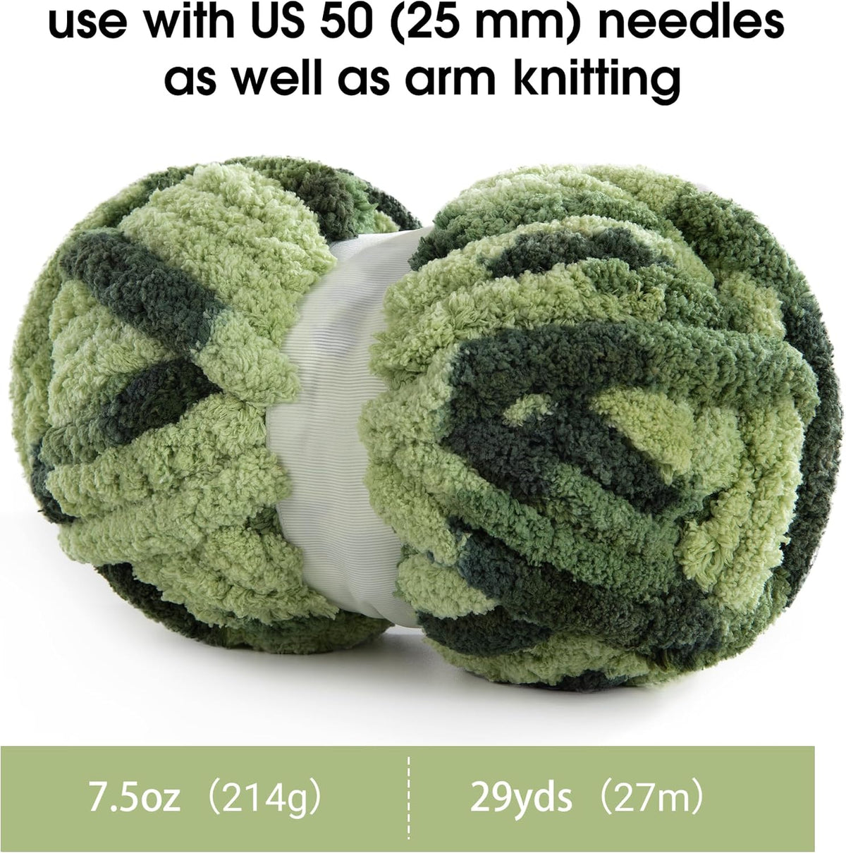 Hombys B0CPLWT2PG chunky chenille yarn - image 2
