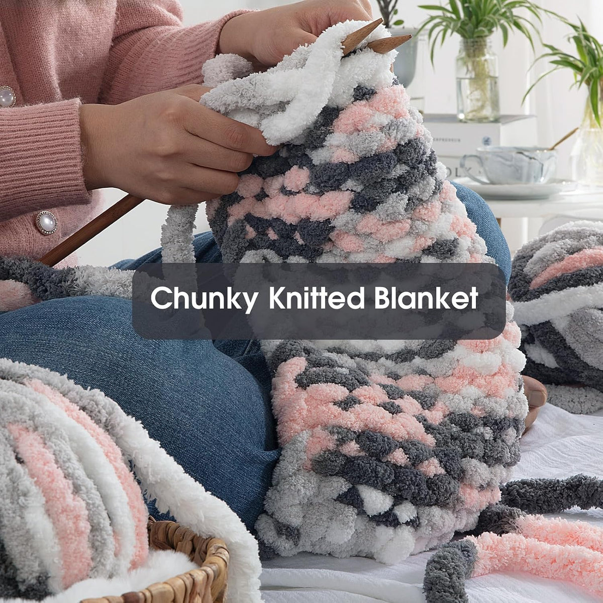 Hombys B0CPLXCTGG chunky chenille yarn - image 4