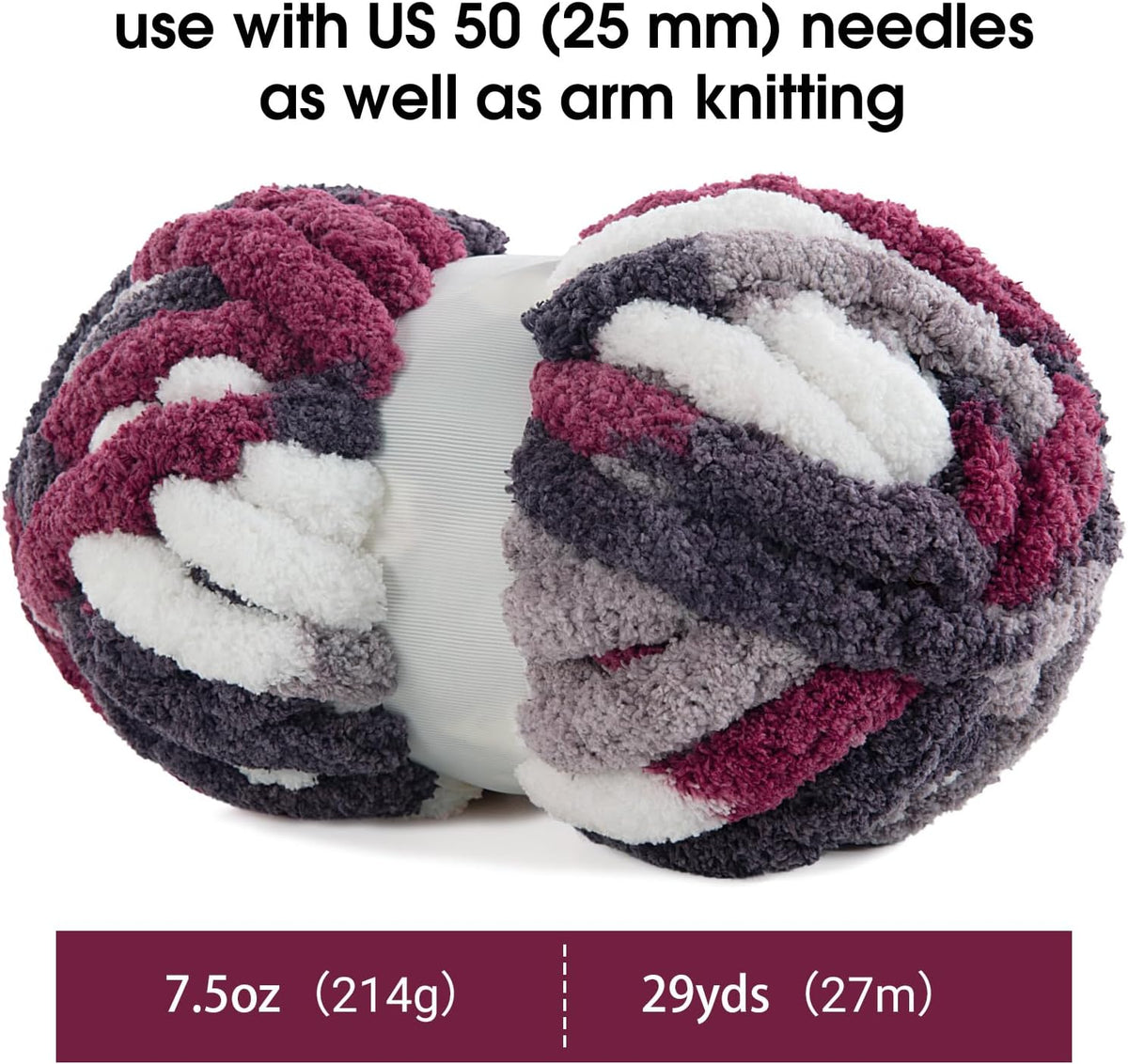 Hombys B0CPLY63PR chunky chenille yarn - image 2