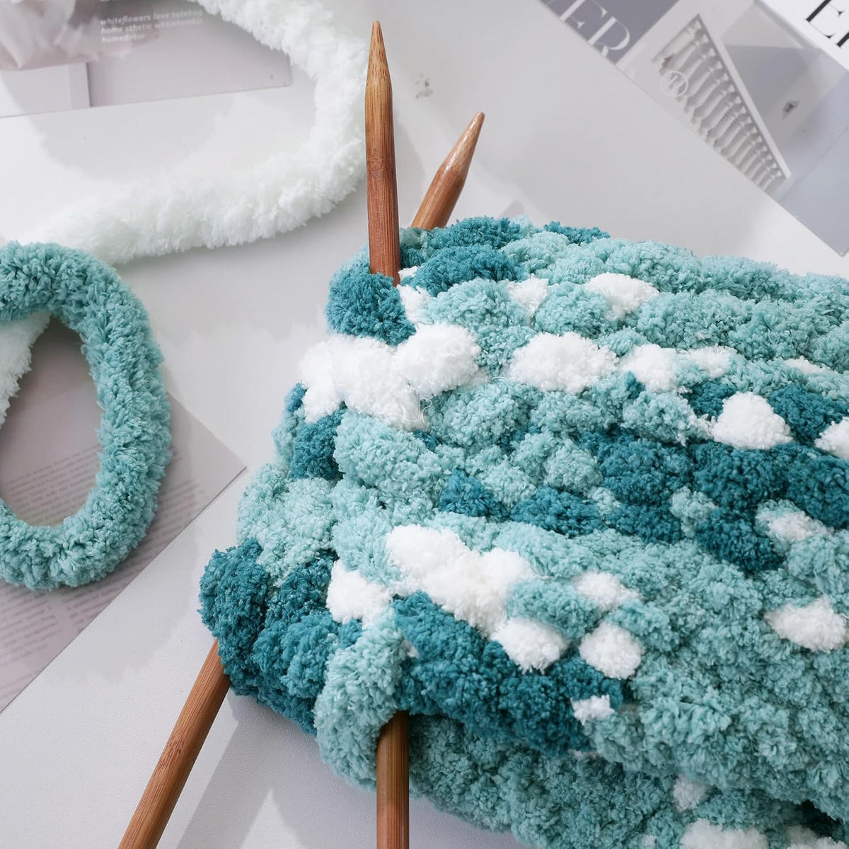Hombys B0CVXFG2J7 chunky chenille yarn - image 6