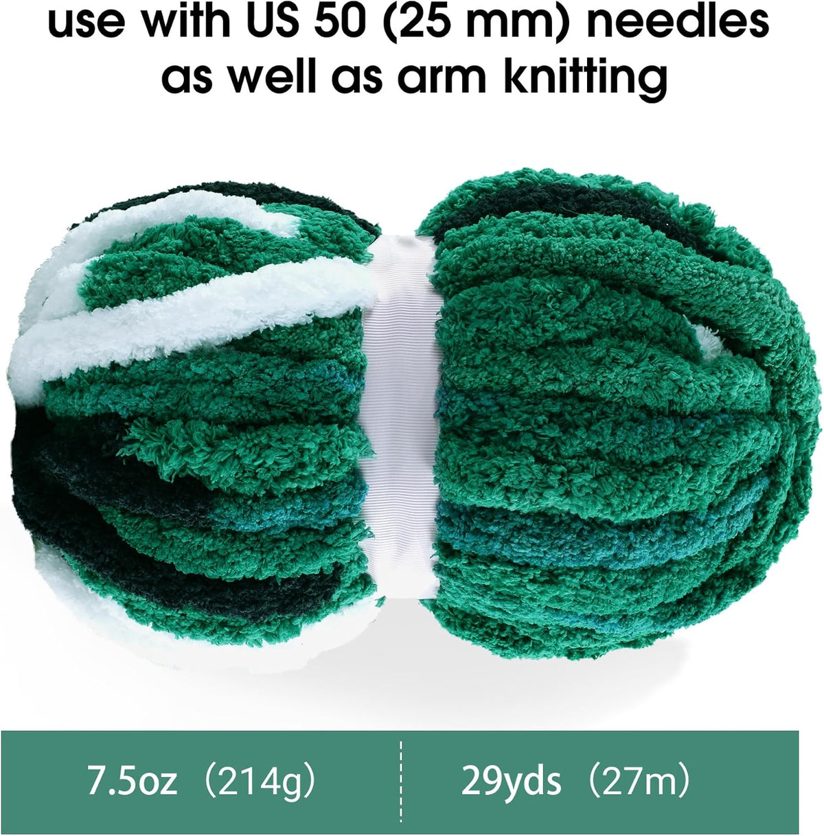 Hombys B0CVXGMKXN chunky chenille yarn - image 2