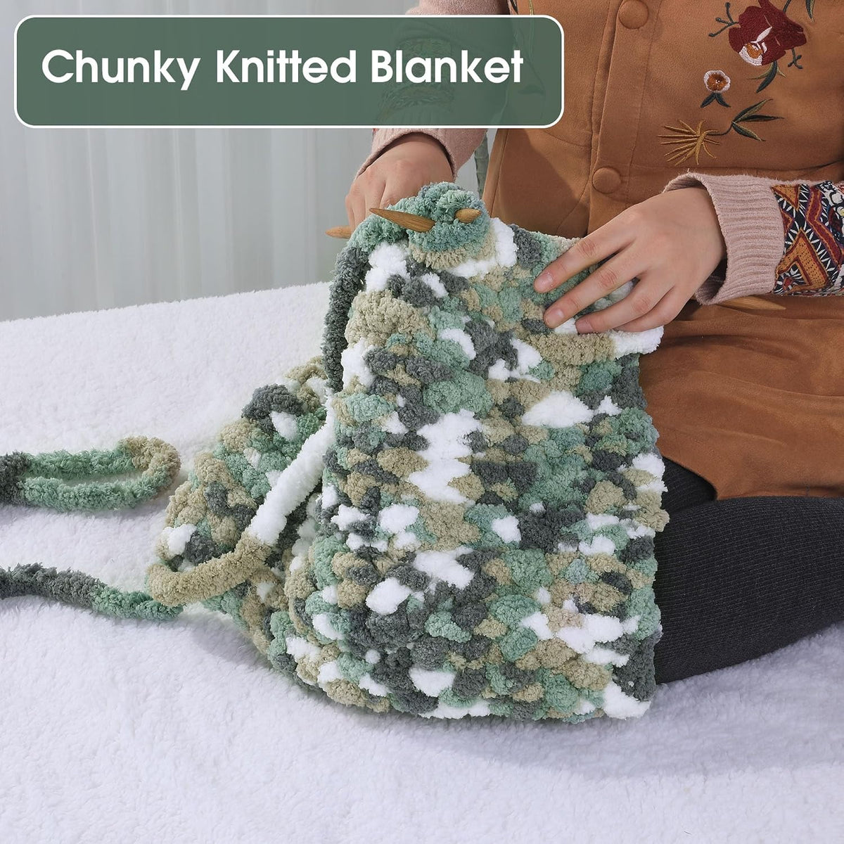 Hombys B0DLG8R6WP chunky chenille yarn - image 3