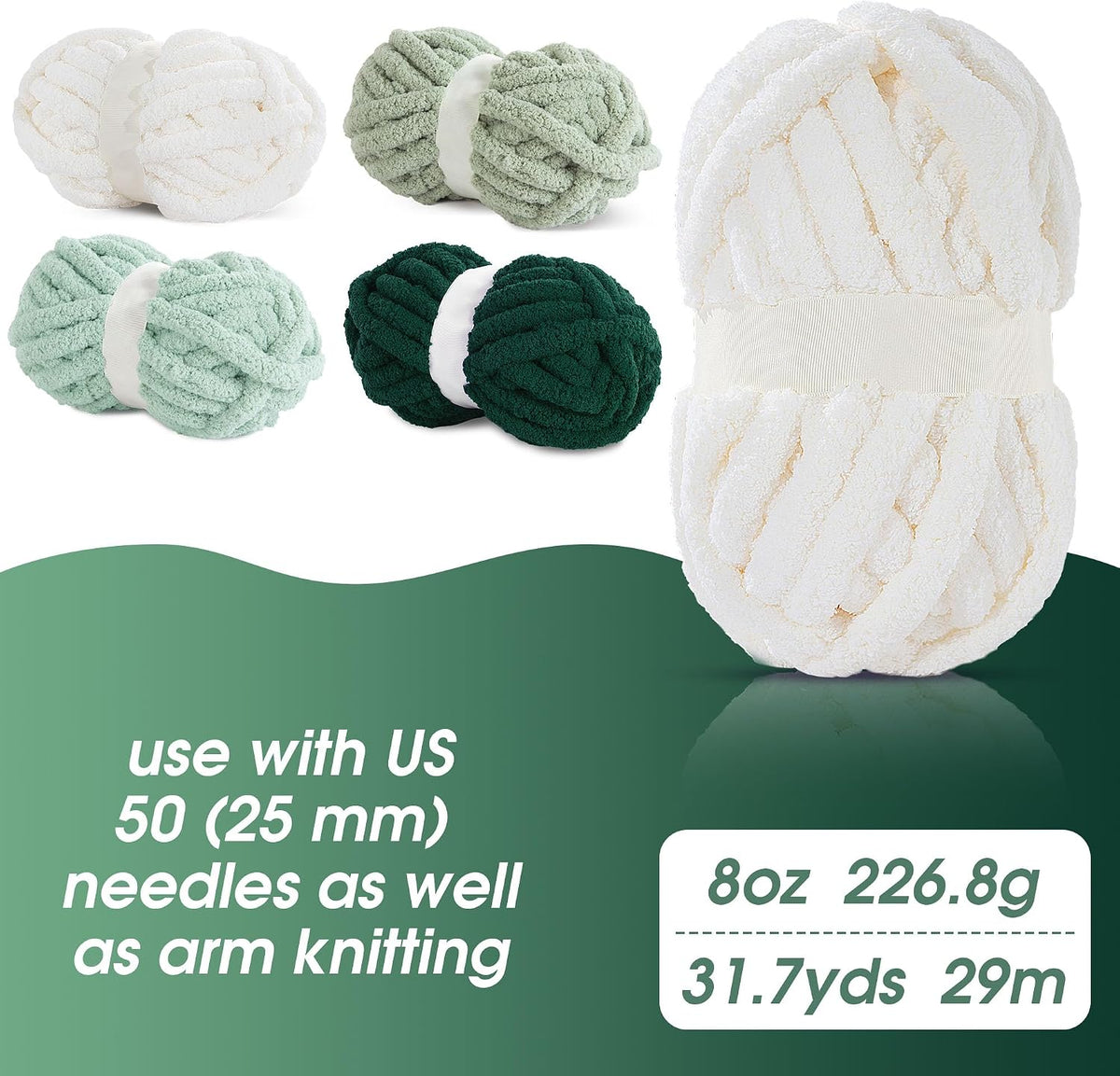 Hombys B0DQ85SMF6 chunky chenille yarn - image 6